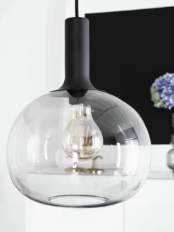 Kleine hanglamp Alton van rookglas^Westwing Clearance