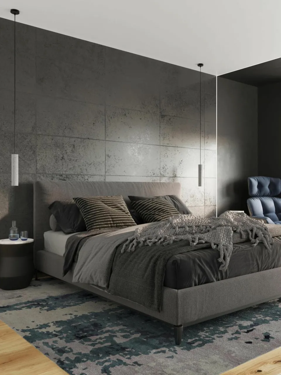 Kleine hanglamp Fadre van beton^Westwing Sale