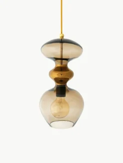 Kleine hanglamp Futura, mondgeblazen^EBB & FLOW Hot