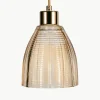 Kleine hanglamp Gleaming Gold van glas^Westwing Discount
