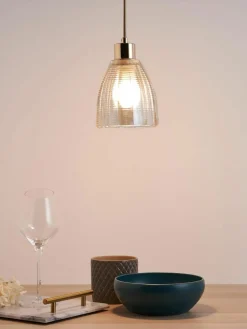 Kleine hanglamp Gleaming Gold van glas^Westwing Discount