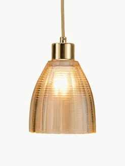 Kleine hanglamp Gleaming Gold van glas^Westwing Discount
