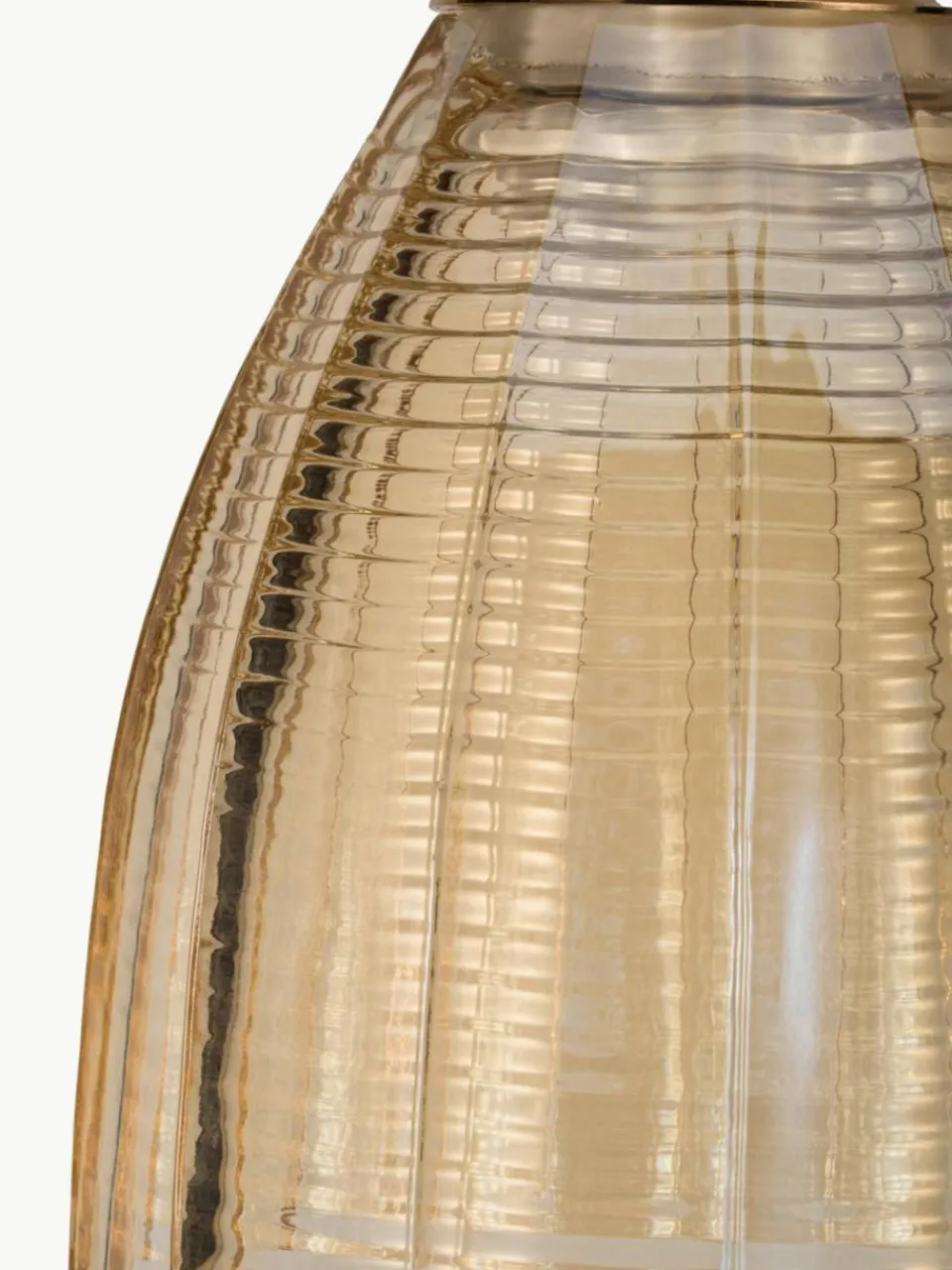 Kleine hanglamp Gleaming Gold van glas^Westwing Discount