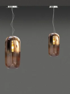 Kleine hanglamp Gople, mondgeblazen^Artemide New