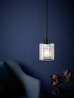 Kleine hanglamp Hollywood van glas^Westwing Outlet