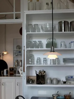 Kleine hanglamp PH 2/1, mondgeblazen^Louis Poulsen New