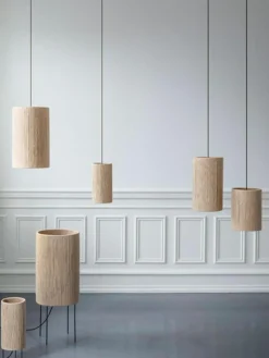 Kleine hanglamp RO van jute, Ø 15 cm^Made By Hand Clearance