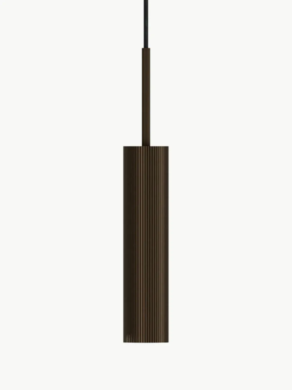 Kleine hanglamp Tubulaire met geribbeld oppervlak, H 24 cm^Audo Copenhagen Clearance