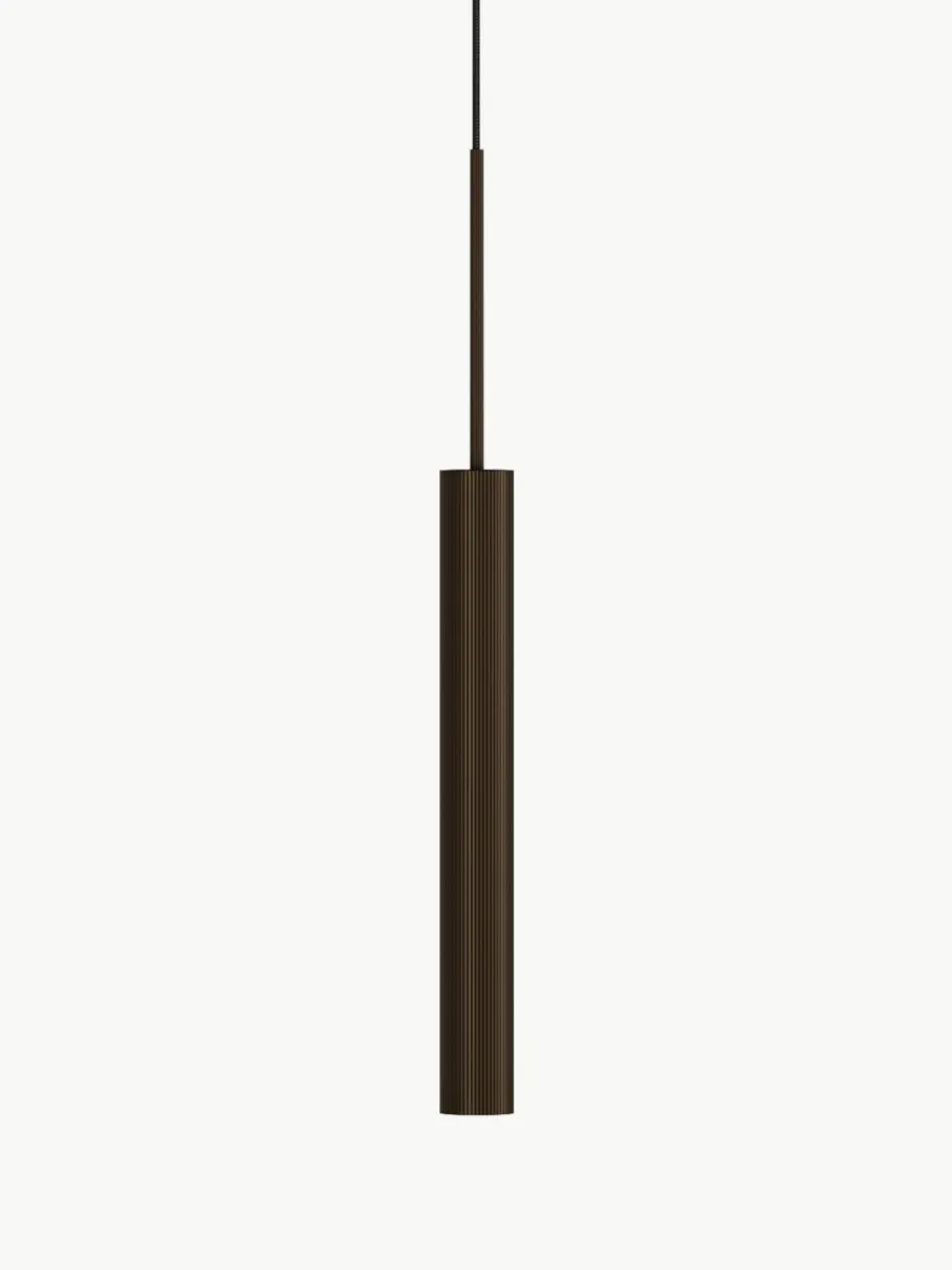 Kleine hanglamp Tubulaire met geribbeld oppervlak, H 48 cm^Audo Copenhagen Hot