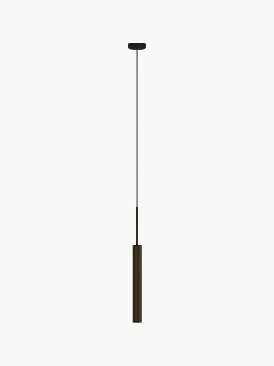 Kleine hanglamp Tubulaire met geribbeld oppervlak, H 48 cm^Audo Copenhagen Hot