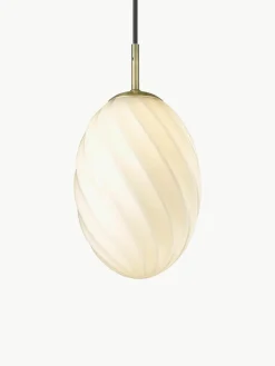 Kleine hanglamp Twist, mondgeblazen^Westwing Outlet