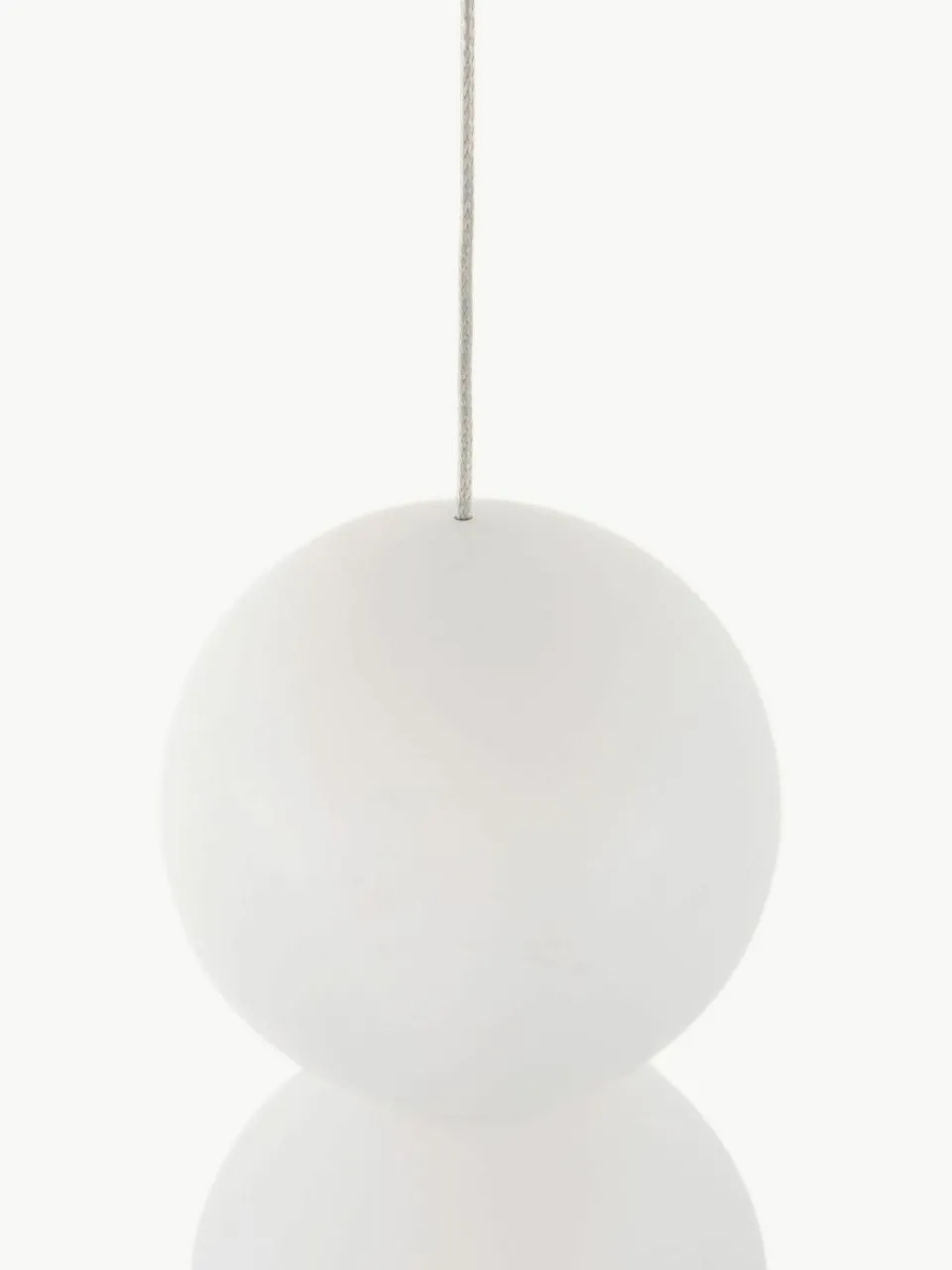 Kleine hanglamp Zero van glas en beton^Nova Luce Hot