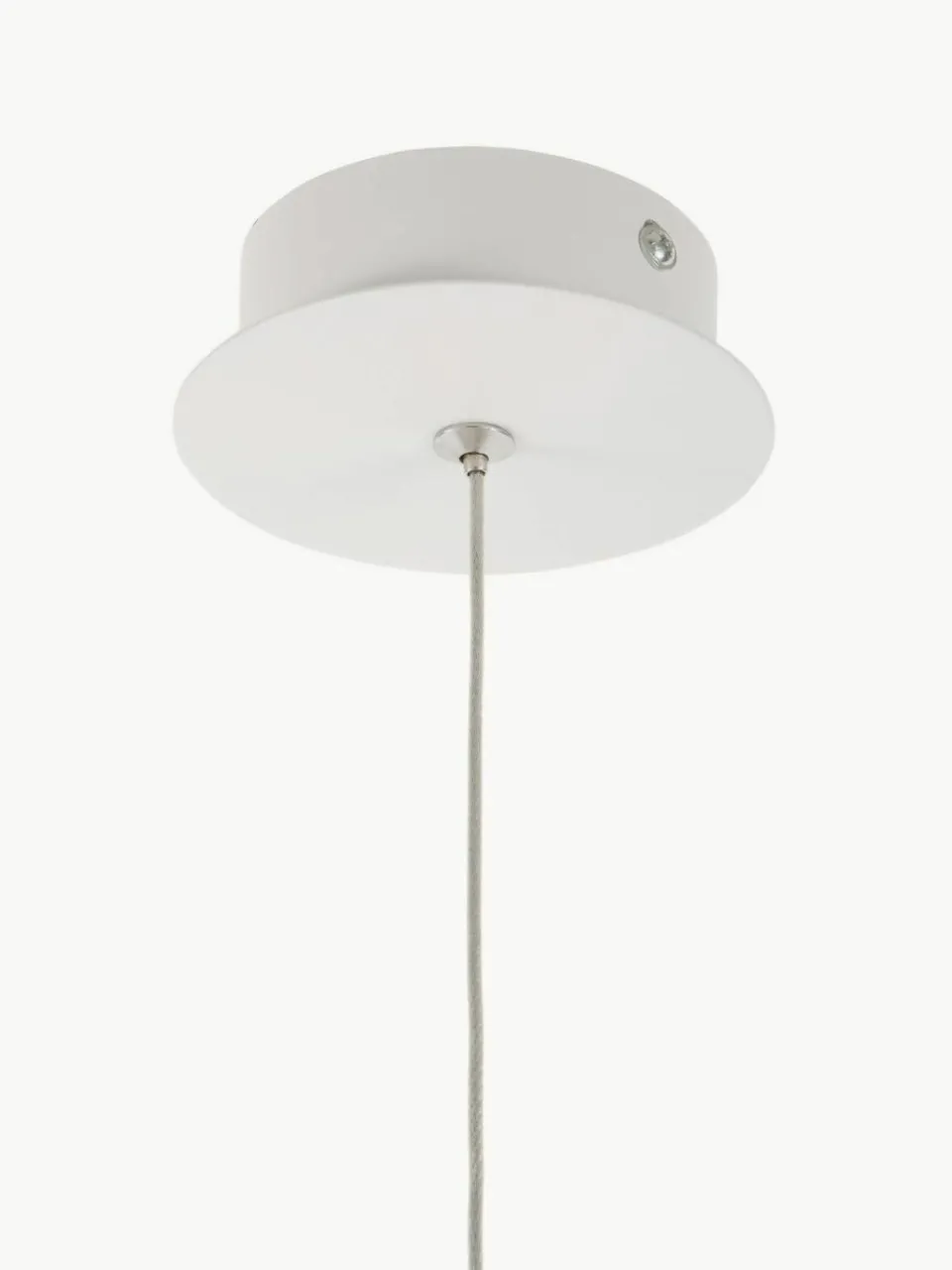 Kleine hanglamp Zero van glas en beton^Nova Luce Hot
