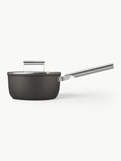 Kleine kookpot 50's Style met deksel en antiaanbaklaag^Smeg Outlet