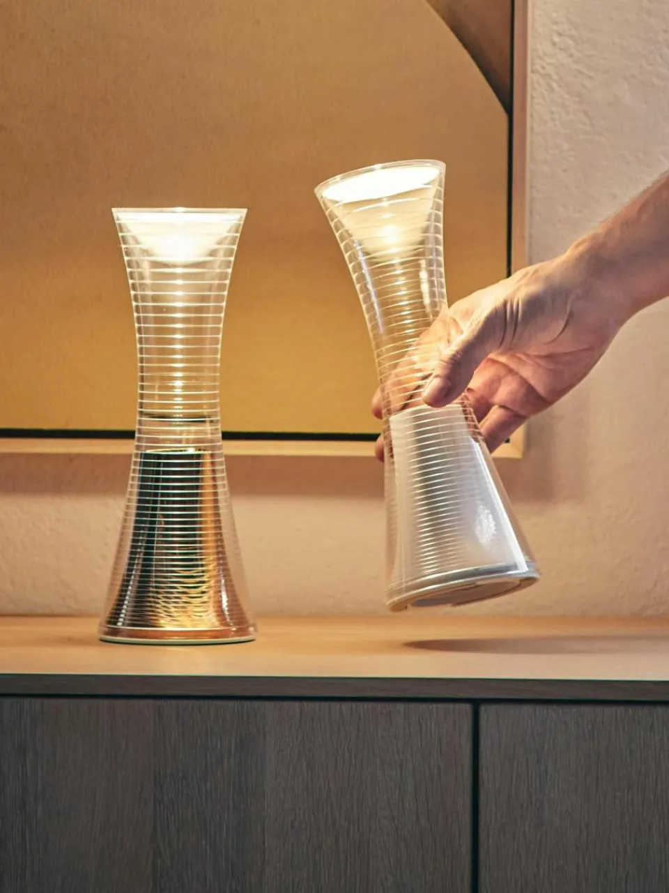 Kleine LED tafellamp Come Together, dimbaar^Artemide Clearance