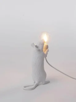 Kleine LED tafellamp Mouse met USB-aansluiting^SELETTI Clearance