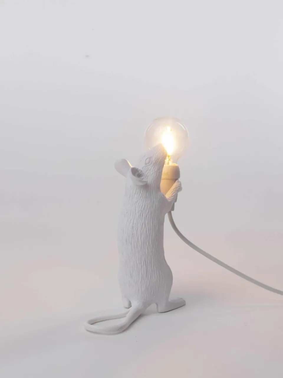 Kleine LED tafellamp Mouse met USB-aansluiting^SELETTI Clearance