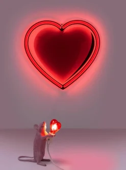 Kleine LED tafellamp Mouse met USB-aansluiting^SELETTI Clearance