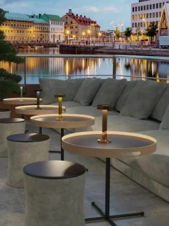 Kleine mobiele LED outdoor tafellamp Boro, dimbaar^sompex Sale