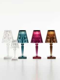 Kleine mobiele LED tafellamp Battery, H 26 cm^Kartell Sale