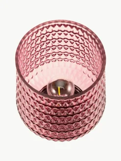 Kleine mobiele LED tafellamp Rose Glamour met timerfunctie^Westwing Sale