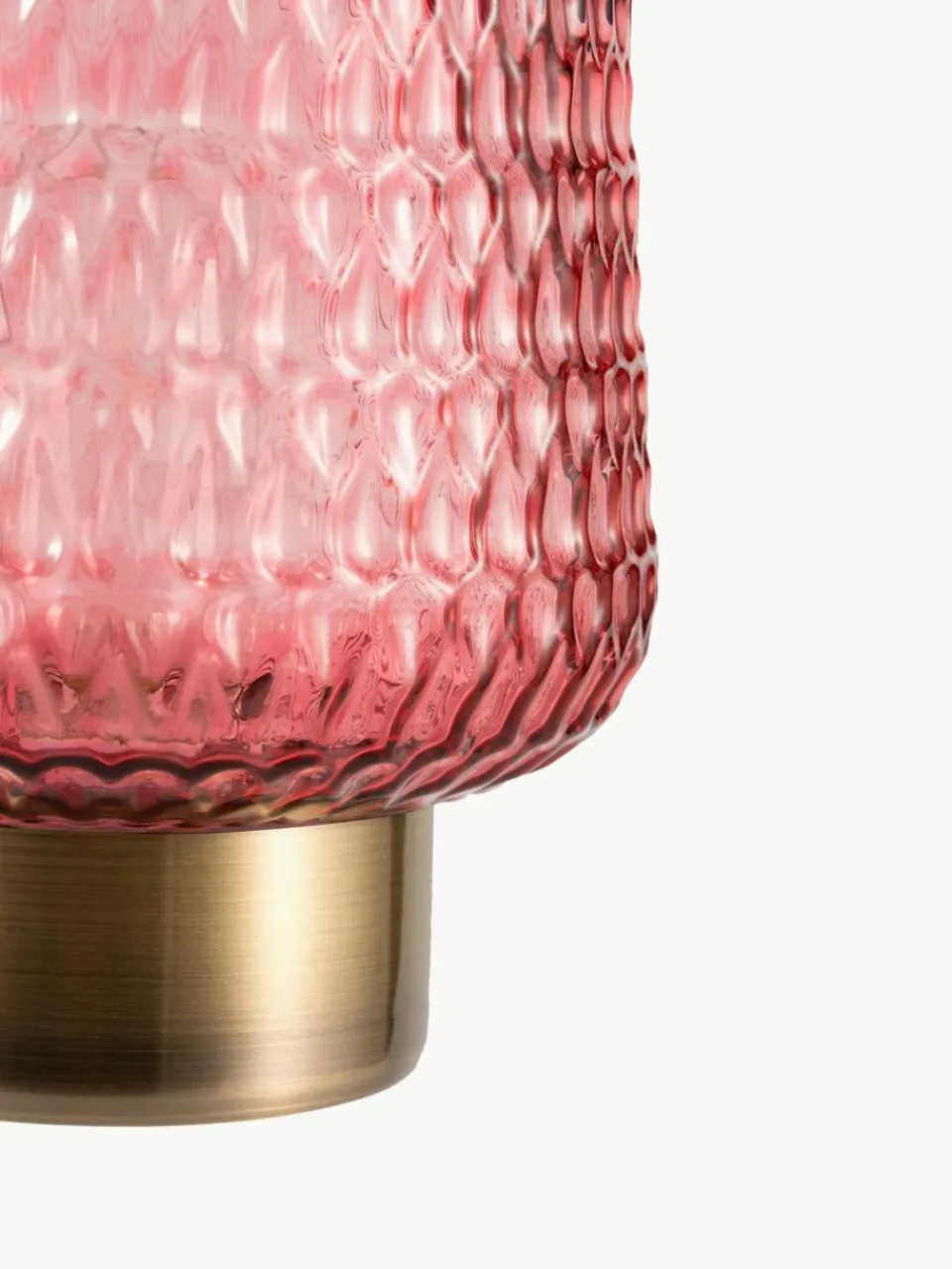 Kleine mobiele LED tafellamp Rose Glamour met timerfunctie^Westwing Sale