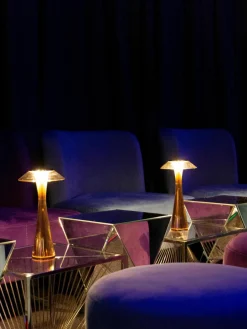 Kleine mobiele LED tafellamp Space^Kartell Clearance