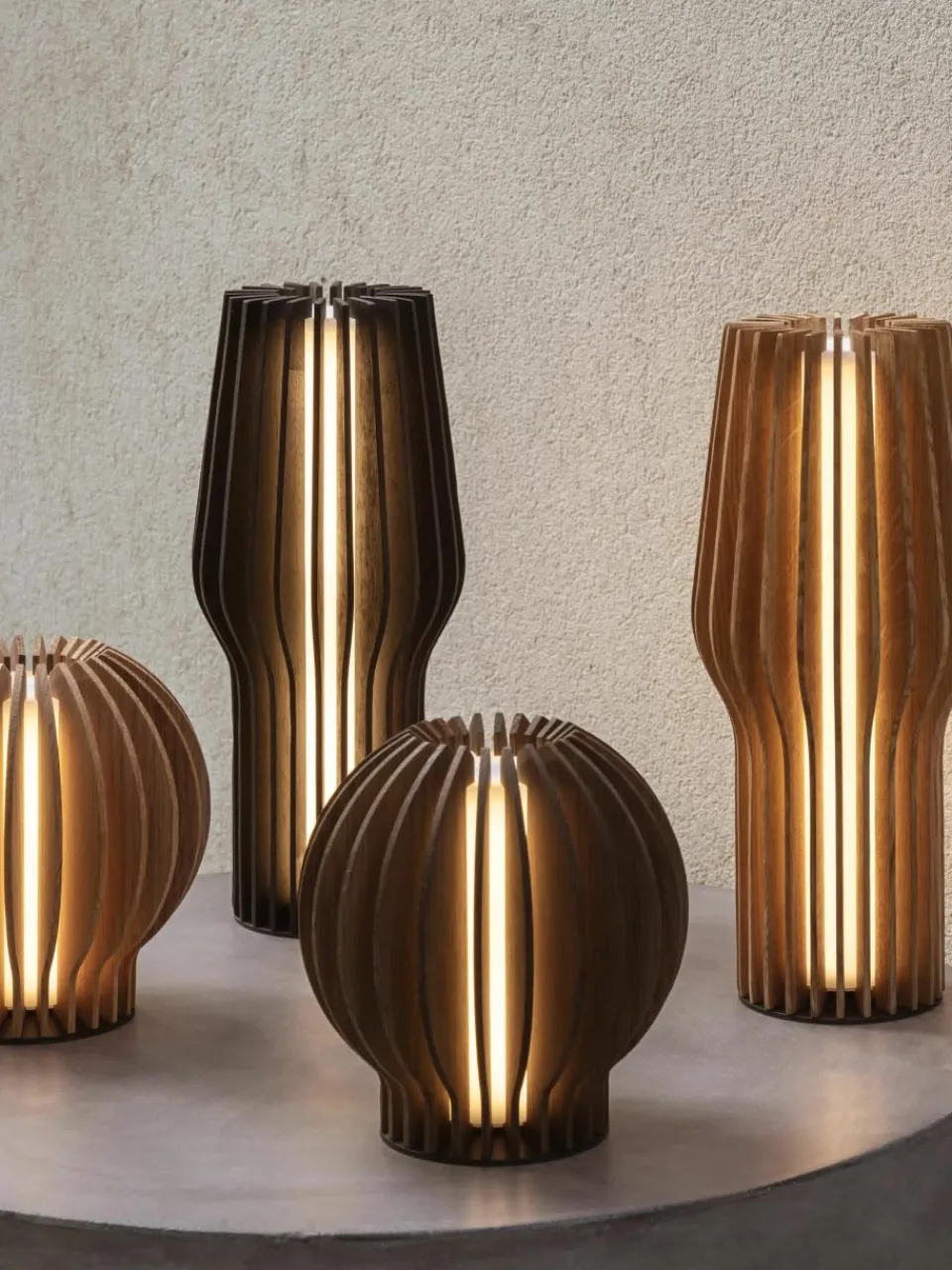 Kleine mobiele LED tafellamp Radiant, dimbaar^Eva Solo Sale