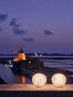 Kleine mobiele LED tafellamp Planet, dimbaar^Kartell Clearance