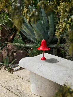 Kleine mobiele LED tafellamp Pantop, design Verner Panton^Verpan Online