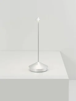 Kleine mobiele LED tafellamp Pina, dimbaar^zafferano Online