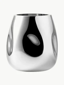 Kleine mondgeblazen glazen vaas Mirror, H 17 cm^Westwing Collection Outlet