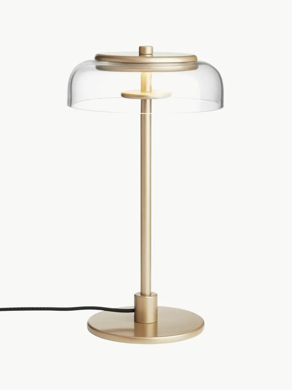 Kleine mondgeblazen LED tafellamp Blossi, dimbaar^Nuura New