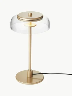 Kleine mondgeblazen LED tafellamp Blossi, dimbaar^Nuura New
