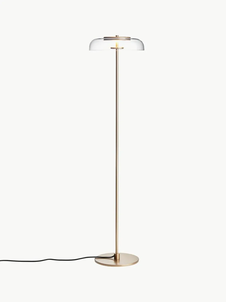 Kleine mondgeblazen LED vloerlamp Blossi, dimbaar^Nuura Hot