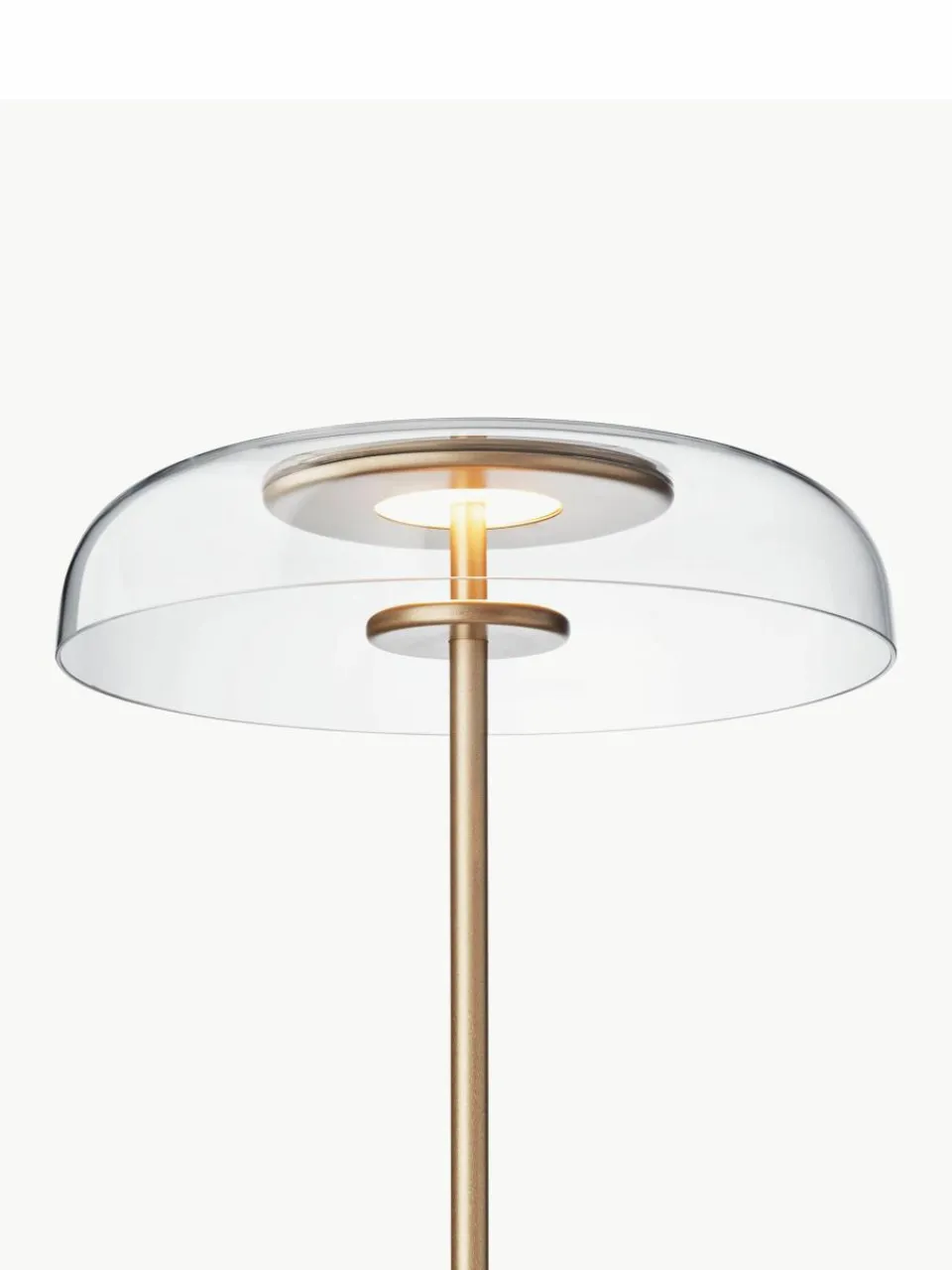 Kleine mondgeblazen LED vloerlamp Blossi, dimbaar^Nuura Hot