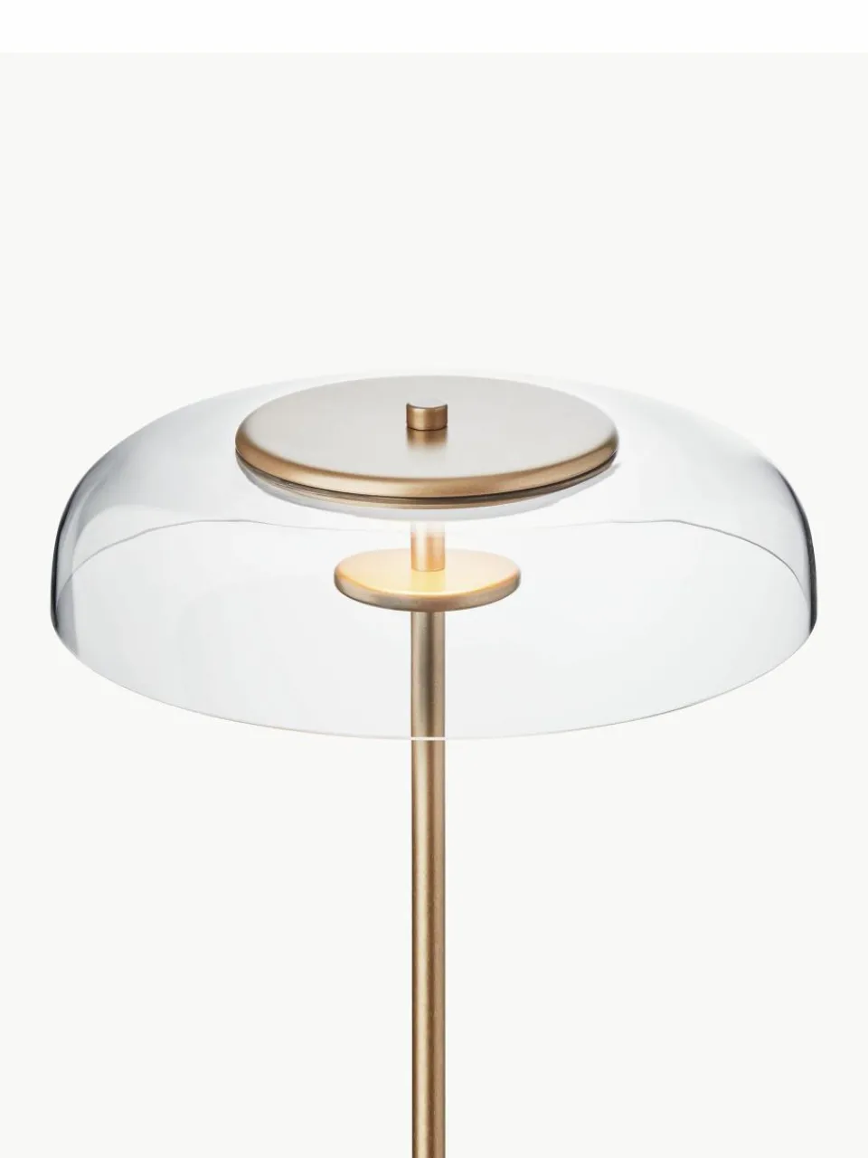 Kleine mondgeblazen LED vloerlamp Blossi, dimbaar^Nuura Hot