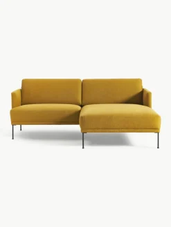 Kleine okergele hoekbank Fluente^Westwing Collection Online