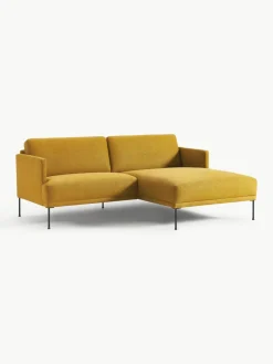 Kleine okergele hoekbank Fluente^Westwing Collection Online