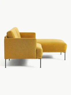 Kleine okergele hoekbank Fluente^Westwing Collection Online