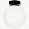Kleine plafondlamp Lido van opaalglas^Aneta Hot