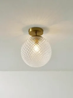 Kleine plafondlamp Lorna van glas^Westwing Collection Sale