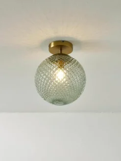 Kleine plafondlamp Lorna van glas^Westwing Collection New
