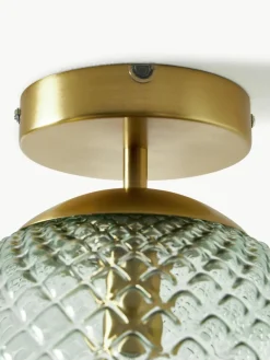 Kleine plafondlamp Lorna van glas^Westwing Collection New