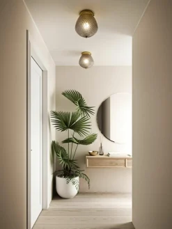Kleine plafondlamp Orbiform van glas^Westwing Hot