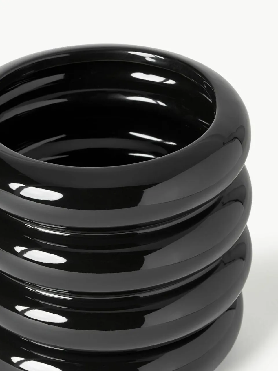 Kleine plantenpot Rudi van keramiek, H 16 cm^Westwing Collection Clearance