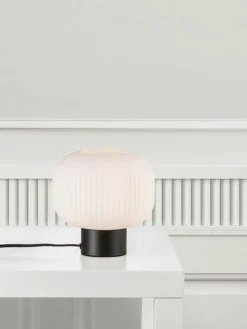 Kleine tafellamp Charles van opaalglas^Westwing Clearance