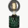 Kleine tafellamp Crystal Magic van groen glas^Westwing Outlet