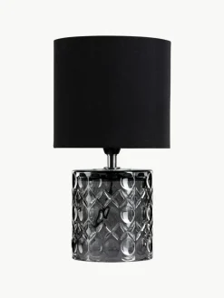 Kleine tafellamp Crystal Glow met glazen voet^Westwing Outlet