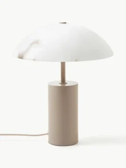 Kleine tafellamp Essi van albast^Westwing Collection Clearance